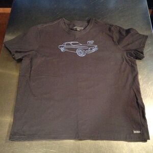 RARE Life is Good T Shirt Mens Size XXL Crusher Tee Black 1967 Mustang